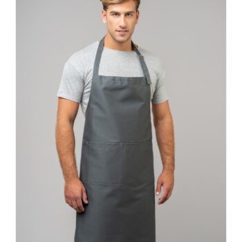 Ολόσωμη Ποδιά Εργασίας Με Τσέπες BODY - 00404Β με μεταλλική αγκράφα και μεγάλη κεντρική θήκη.