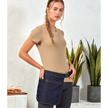 Μικρή ποδιά μέσης PR138 METRO με τσέπη τάμπλετ, φερμουάρ YKK και μεταλλικό γαντζάκι.