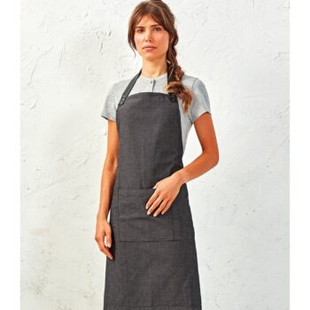 Ποδιά ολόσωμη PR144 ANNEX PREMIER με ιμάντες δερματίνης, τσέπη τάμπλετ και βαμβάκι Oxford.