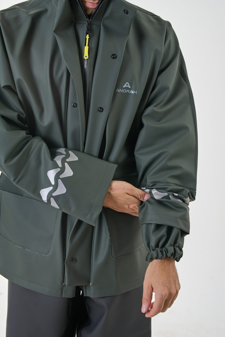 Street® R-II long Anorak λαδί