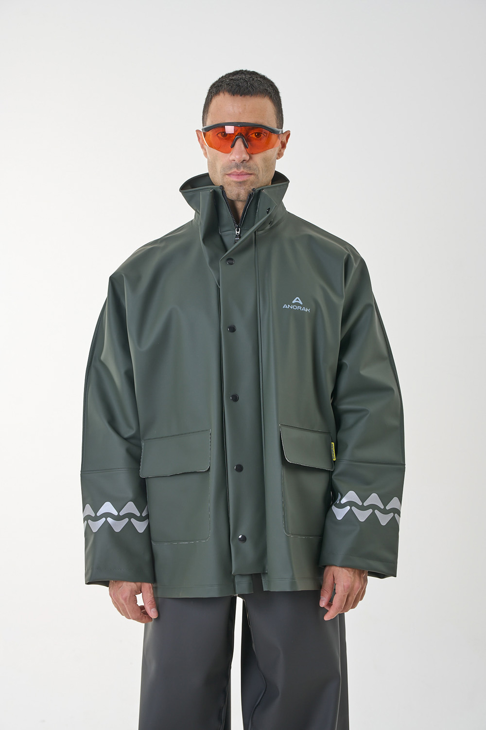 Street® R-II long Anorak λαδί