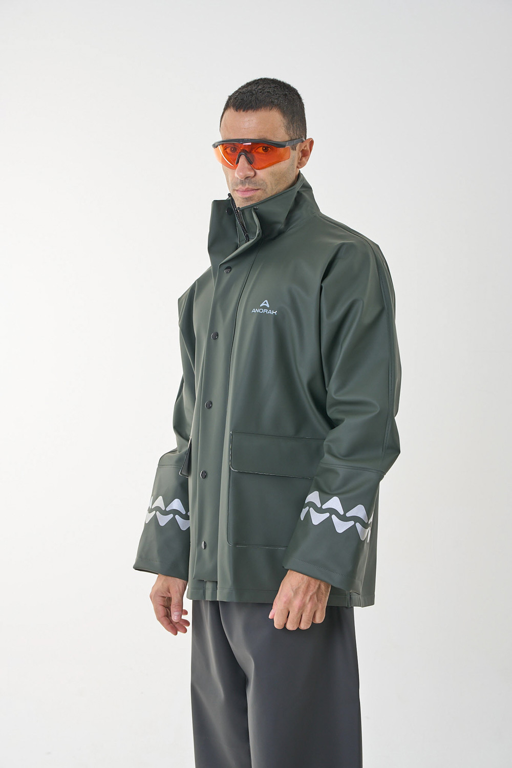 Street® R-II long Anorak λαδί