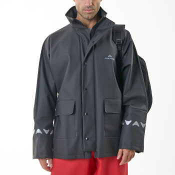 Street® R long Anorak μαύρο