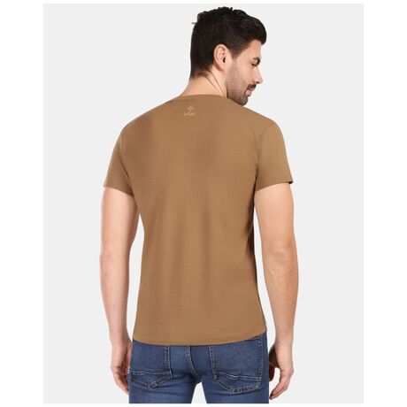 Kilpi Spacer Brown Cotton Comfort Ανδρικό T-shirt